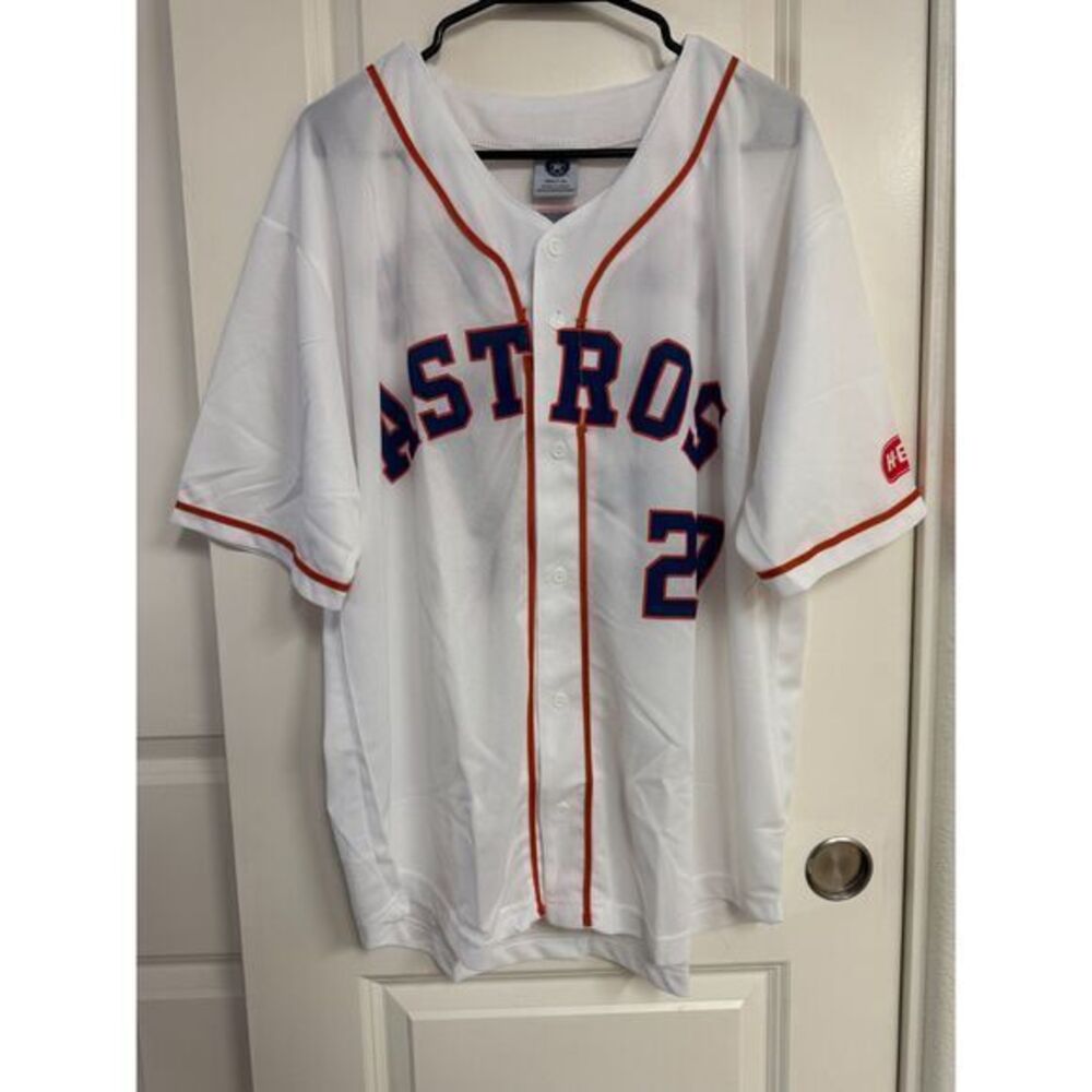 Houston Astros Jose Altuve 27 Jersey Texas MLB Baseball Adult XL